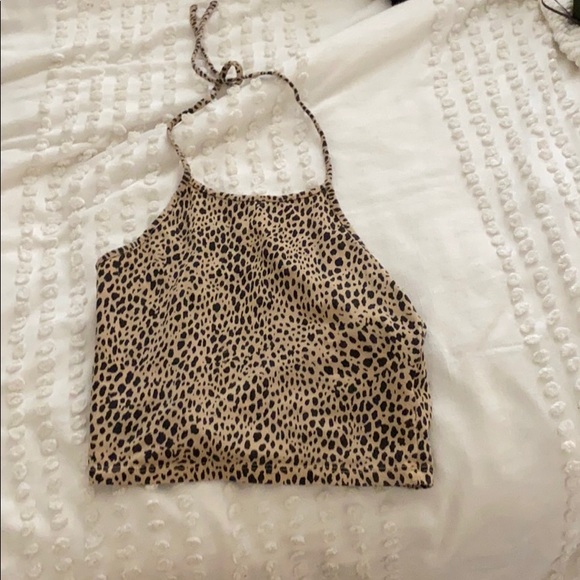 COPY - Cheetah print backless tank - Picture 1 of 3